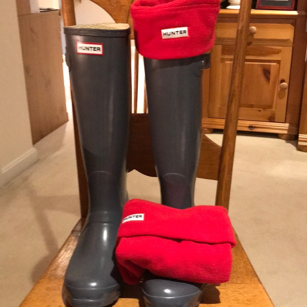HUNTER original gloss tall rain boot
